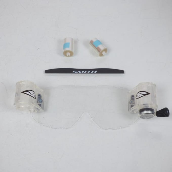 Roll-off set - Vizier folie - Crosshelm - Compleet systeem - 0.01 Liter - Transparant