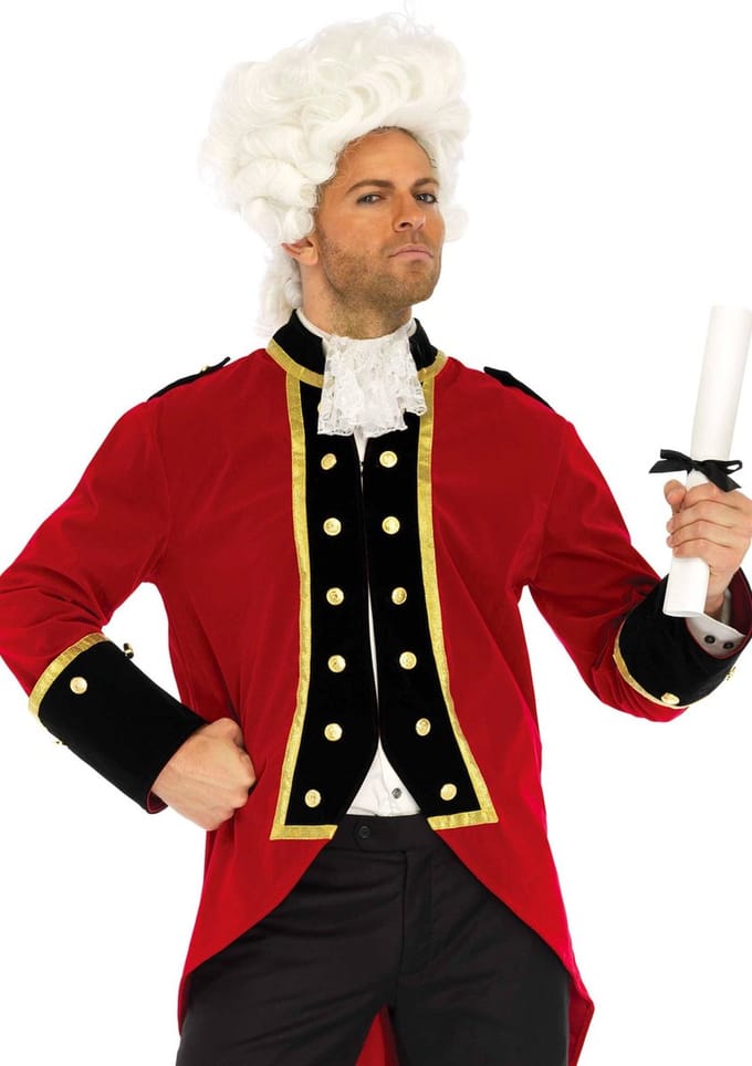 Vermomming Leg Avenue Coat Captain
