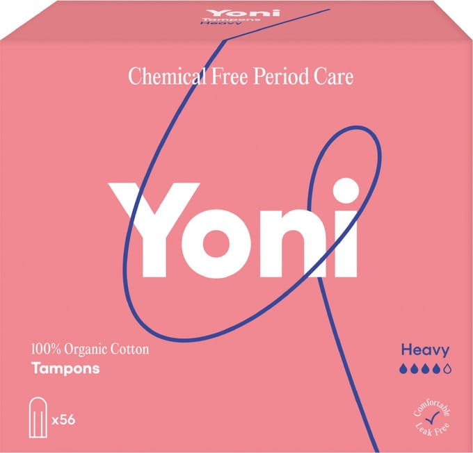 Yoni Tampons - Heavy - Biologisch Katoenen - 56 stuks
