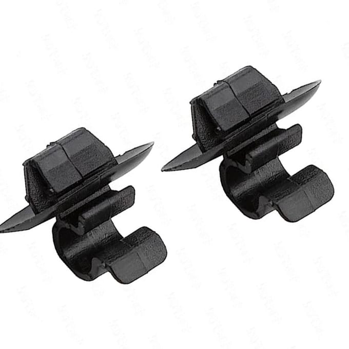2 STuks Motorkap Stang Houder Clip 792834 Motorkap Stang Houder Vervanging voor Citroen AX Evasion C2 C3 II C4 black