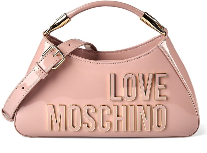 Love Moschino Enameled Logo Handtas 27 cm - Dames - pink