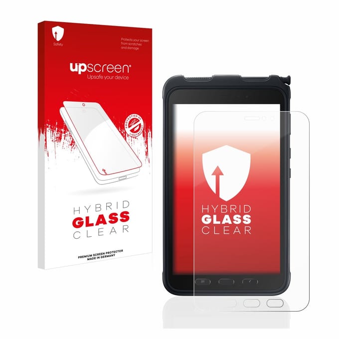 upscreen - Screenprotector voor Samsung Galaxy Tab Active 3 - Folie Beschermfolie Beschermglas transparant