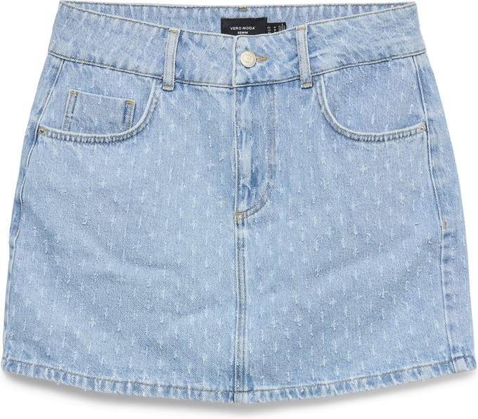 VERO MODA - VMNANCY HW MINI DENIM SKIRT EXP - Dames - Rokken