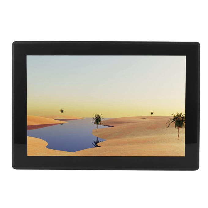 10,1-inch Touchscreen Monitor 1280x800 High Definition Multimedia Interface VGA USB IPS Monitor EU Plug beige