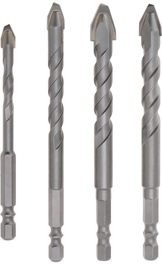 Allecto - Excentrische Twist Boor - Boor Set 6/8/10/12Mm - Duurzaam