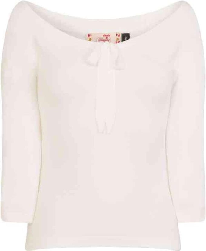 Dancing Days - PRETTY ILLUSION Longsleeve top - S - Wit