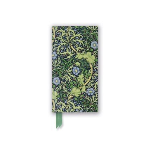 William Morris: Seaweed (Foiled Slimline Journal) - Flame Tree Slimline Journals - Flame Tree Studio