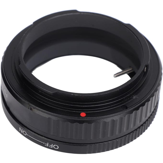 Camera Lens Mount Adapter Ring Handmatige Focus Aluminiumlegering voor FD naar voor R Adapter Ring voor black