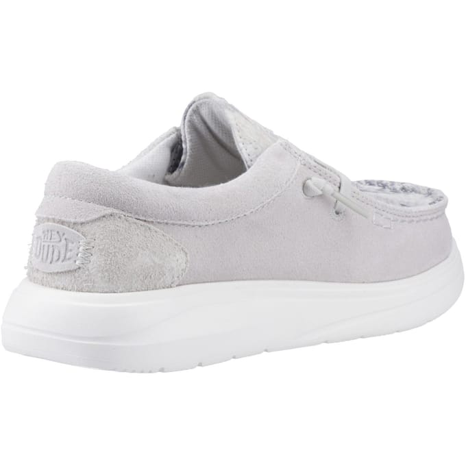 HEYDUDE Wendy COMF Leer Dames Grijs/Slang Moccasins Schoenen