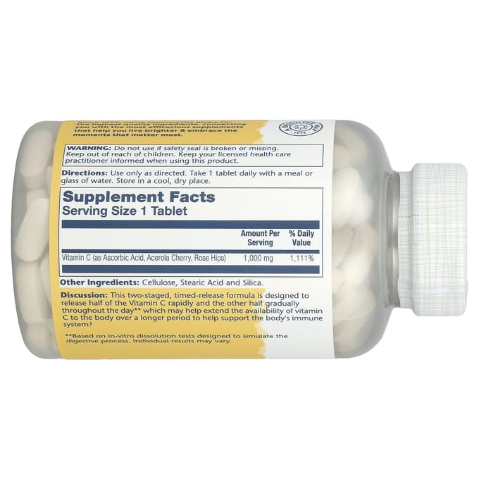 Western Vitamine C met Rozenbottel en Acerola, 1.000 mg, 250 Tabletten