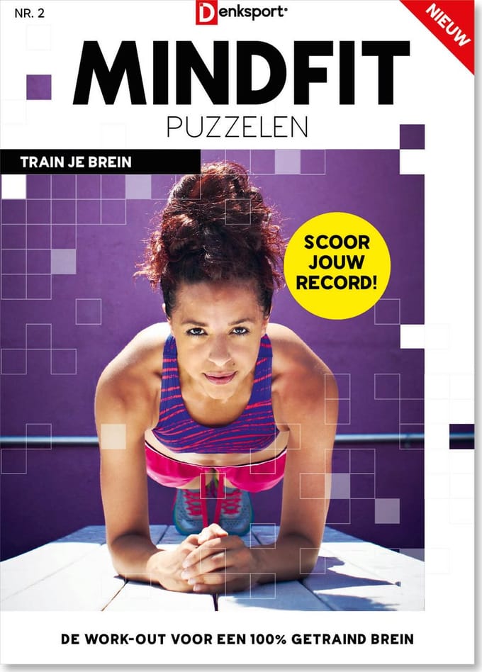 Denksport Puzzelboek Mindfit puzzelen, editie 2