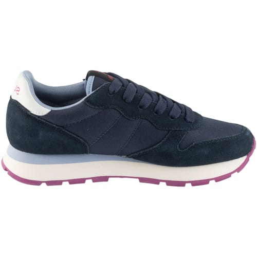 SUN68 Ally Solid, Vrouwen, Marineblauw, Sneakers, maat: 42