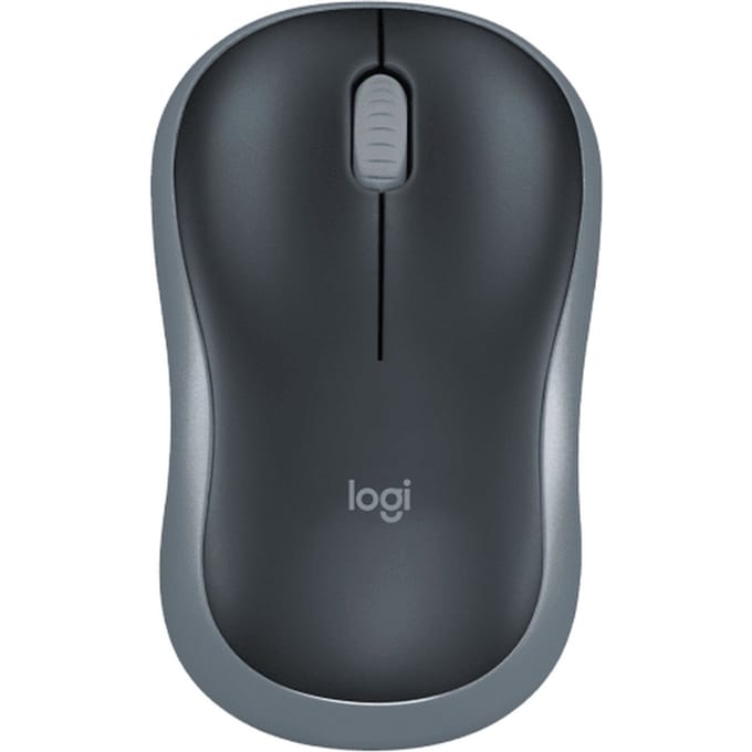 Logitech M185 Muis Radiografisch Optisch Grijs 3 Toetsen 1000 dpi