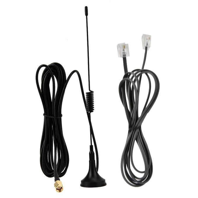 GSM Desktoptelefoon Vaste Draadloze Terminal Ondersteunt Alarmsysteem(/Vierband) white
