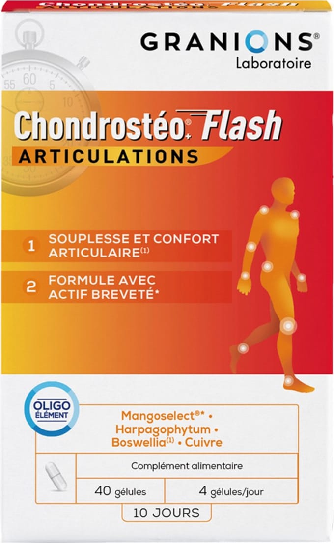Granions Chondrostéo Flash 40 Capsules