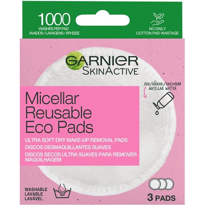 Garnier Micellair Herbruikbare Make-up-remover Eco Pads