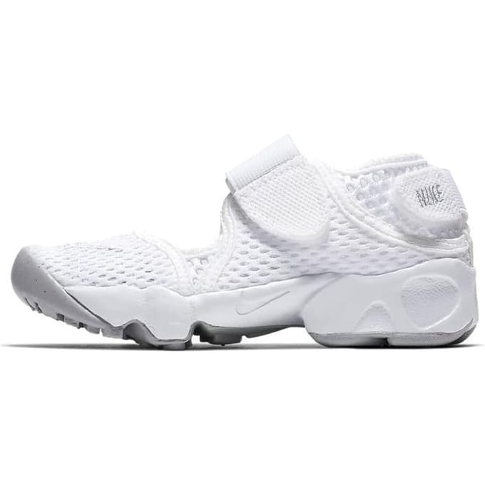 Baskets Nike Air Rift PS Blanc Gris Loup Enfants 322359-111 36 white