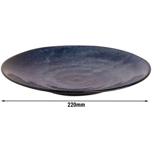 GGM Gastro (10 Stück) KIRYU - Teller - flach - Ø 255mm - Blau Blauw