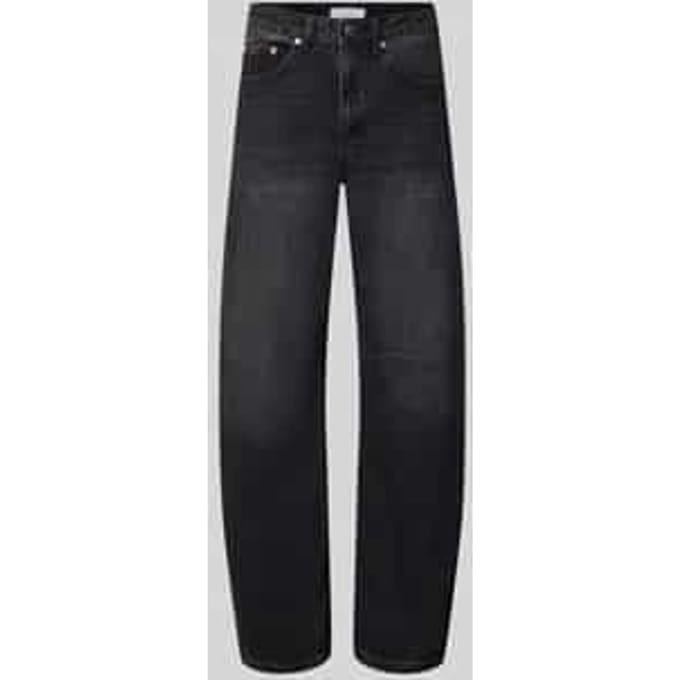 straight fit jeans van puur katoen