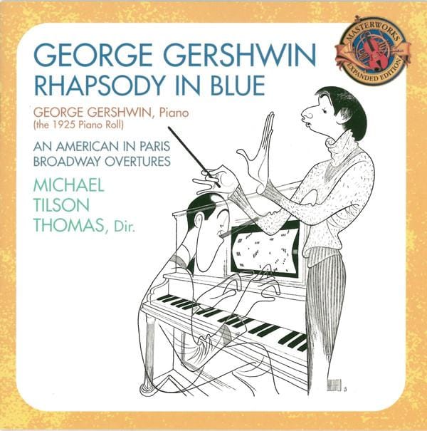CD GEORGE GERSHWIN , MICHAEL TILSON TH - Rhapsody In Blue (The 1925 Piano Ro SK93018 Sony Classical 2004 VS Klassiek Gebruikt gray