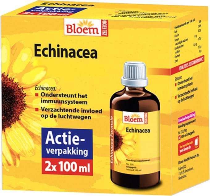 Bloem Echinacea Extra Forte Vloeibaar Immuunsysteem