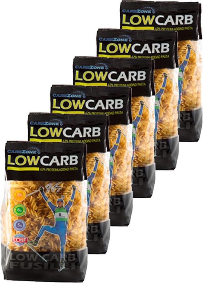 Carbzone | Pasta Fusilli | 6 stuks | 6 x 250g