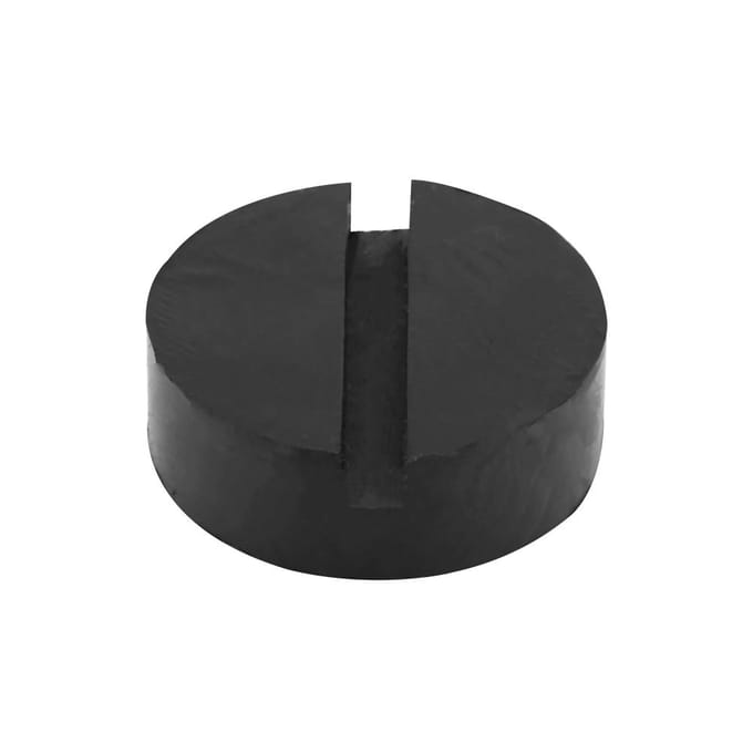 Auto Universeel Sleufvormig Frame Rail Krikblokken Krik Rubberen Pad Adapter Zwart black