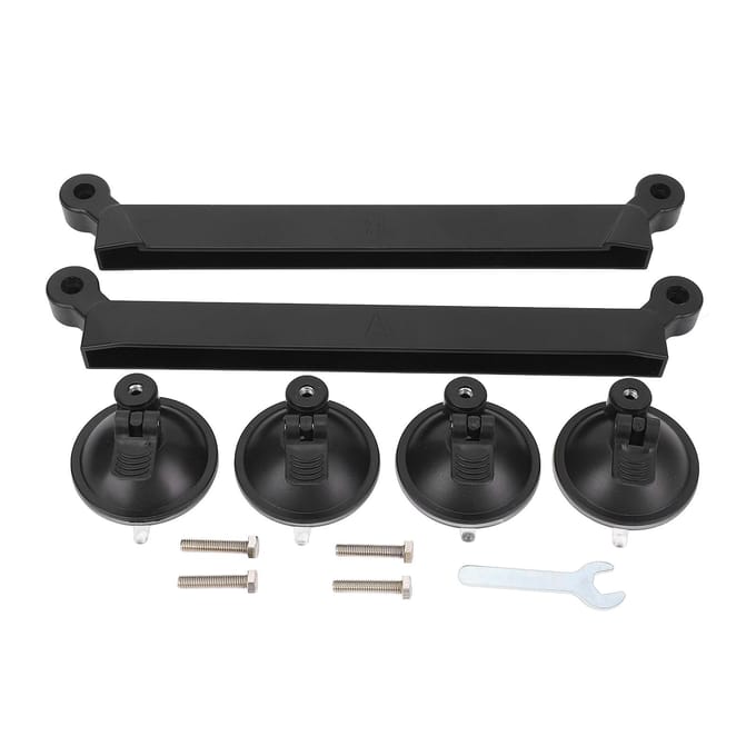 Satelliet Zonnedak Zuignapmontage Compacte Multifunctionele Satelliet Dakraammontage voor RV Boot black