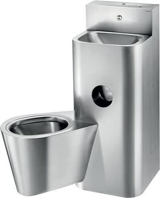 Combi KOMPACT TC - Wastafel hangtoilet