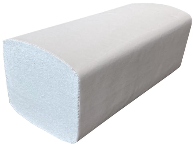 Handdoek Papier Z vouw 2laags rec 21x24cm a 3200st Wit (6151804433427)