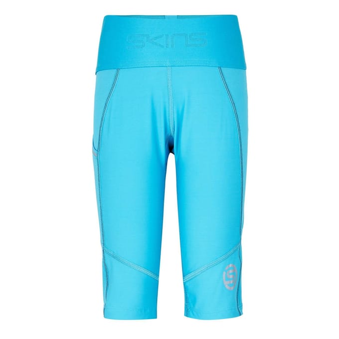 Skins Dames/Dames Series-1 Compressieshort (Blauw)