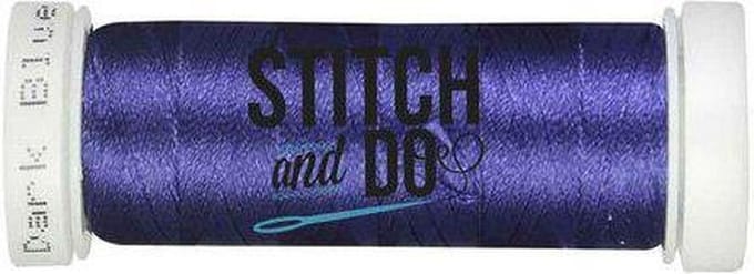 Donkerblauw Linnen Garen Stitch & Do