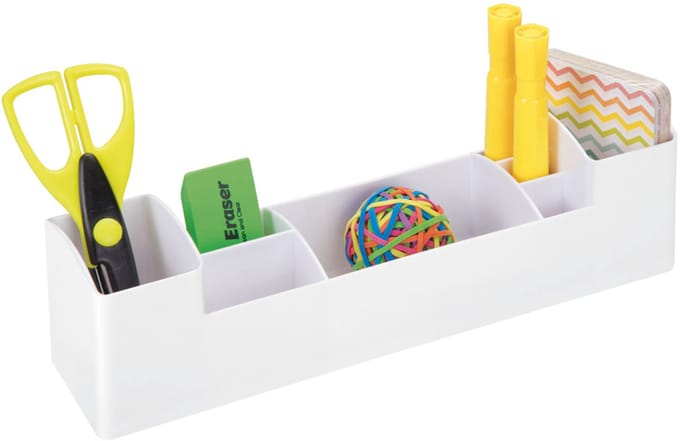 iDesign Wastafel organizer   - Wit - Sorteervakken