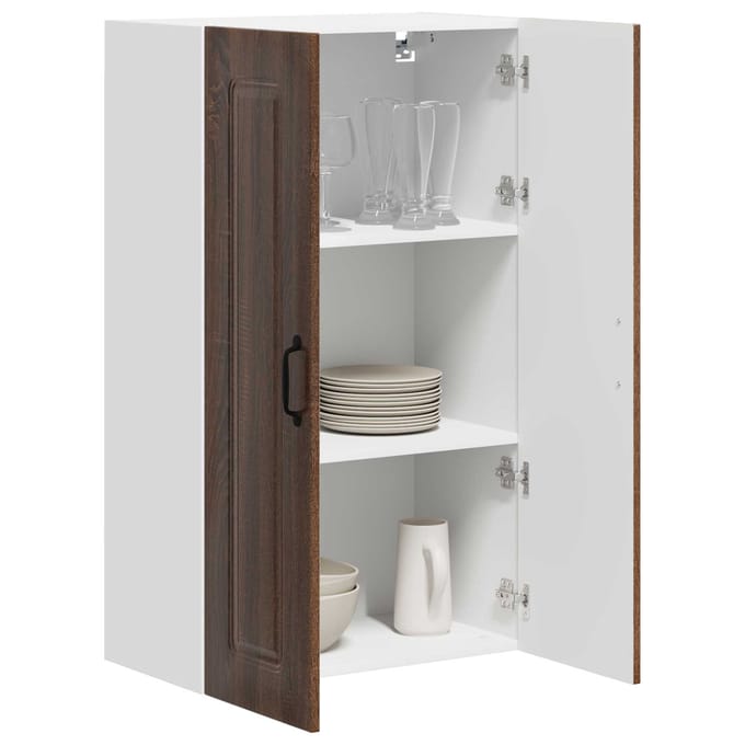 vidaXL - Vaatwasserpaneel - Kalmar - Bruin - Eiken - 60 - x - 31 - x - 100 - cm