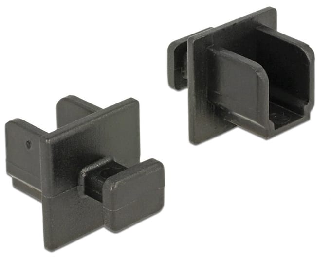Afsluit cover / Poortbeschermer voor USB3.0 USB-B poorten / met greep (10 stuks)