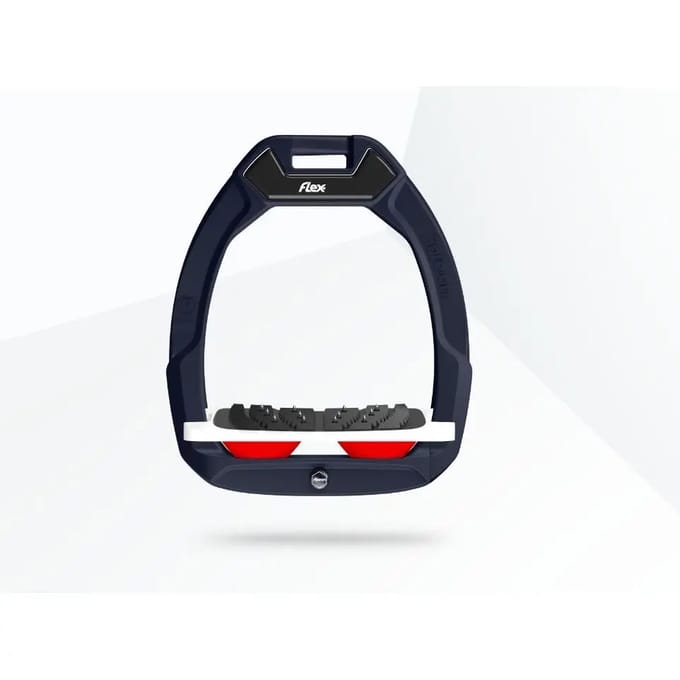 Veiligheidseigeren voor het paardrijden Ingesteld Ultra Grip Rood/Wit/Rood Flex-On Safe-On