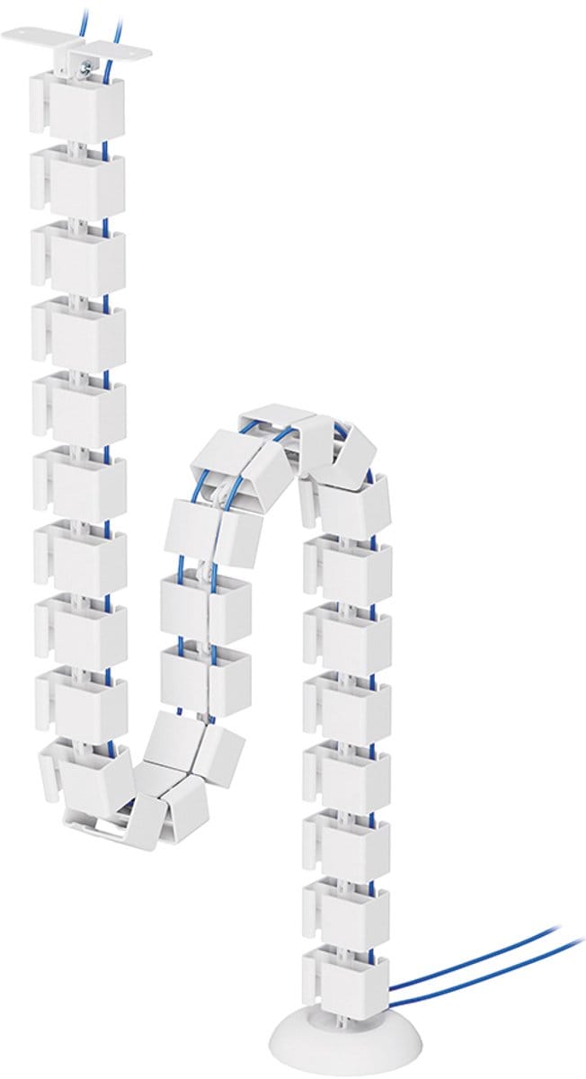 Neomounts ADS06-130WH Kabelgeleider - schroefbevestiging - universeel
