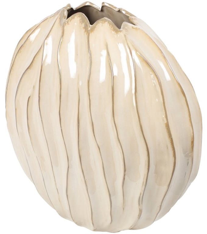Countryfield Vaas Baron Boulder - Wit - 41 x 20 x 42 cm
