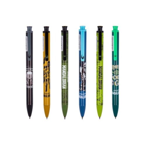 Star Wars Mandalorian Gel Pen - Blauw, 0.7mm, Rubber Grip