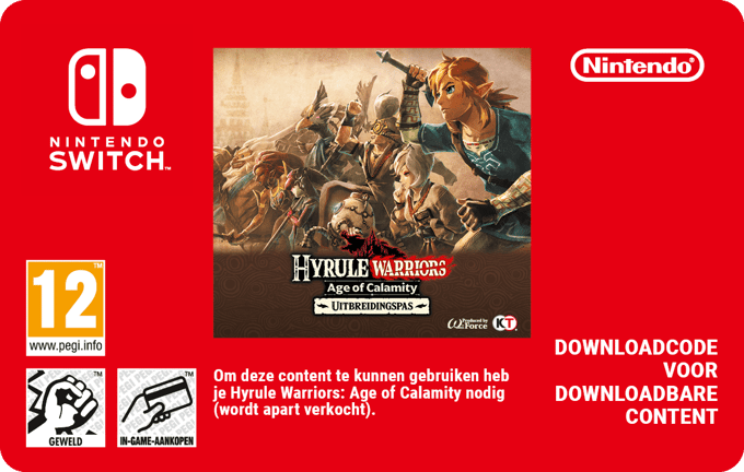 Uitbreidingspas voor Hyrule Warriors: Age of Calamity