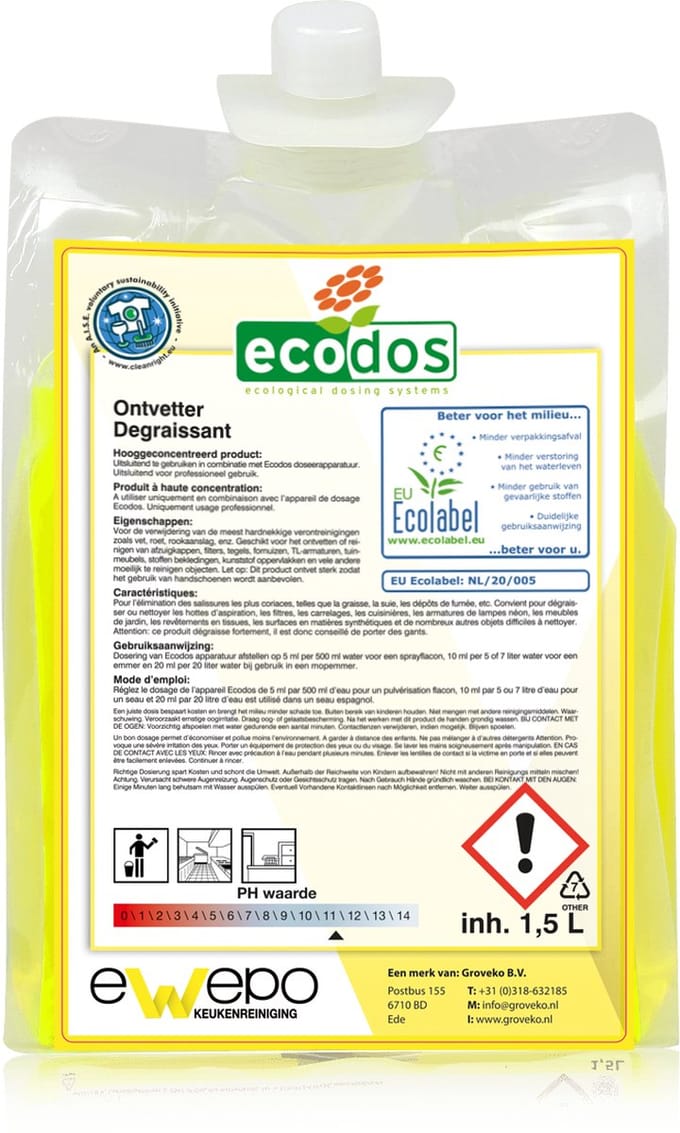 Ewepo Ecodos Easy ontvetter 2x1,5 L.