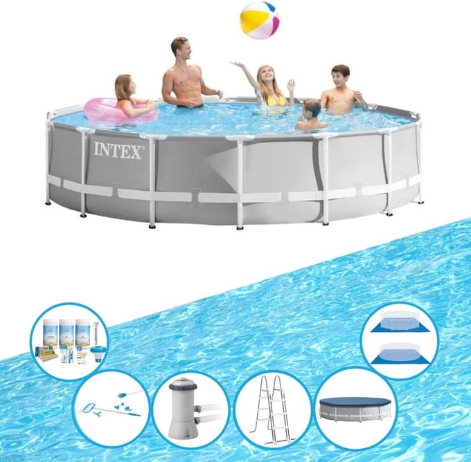 Intex Zwembad Prism Frame - Inclusief accessoires - 457x107 cm