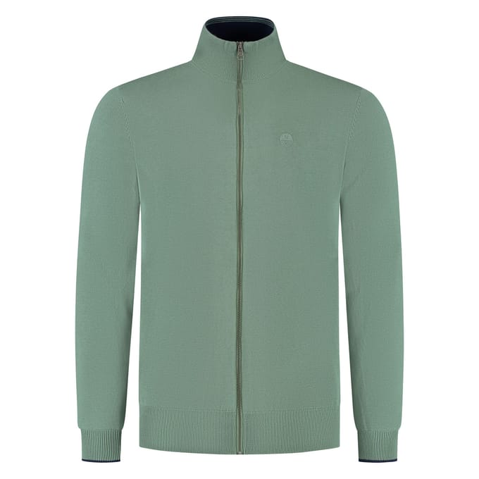 North Sails Full-zip 12 GG Sweater Heren - Maat S