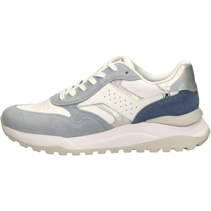 Rieker Sneakers blauw Leer - Dames - Maat 43