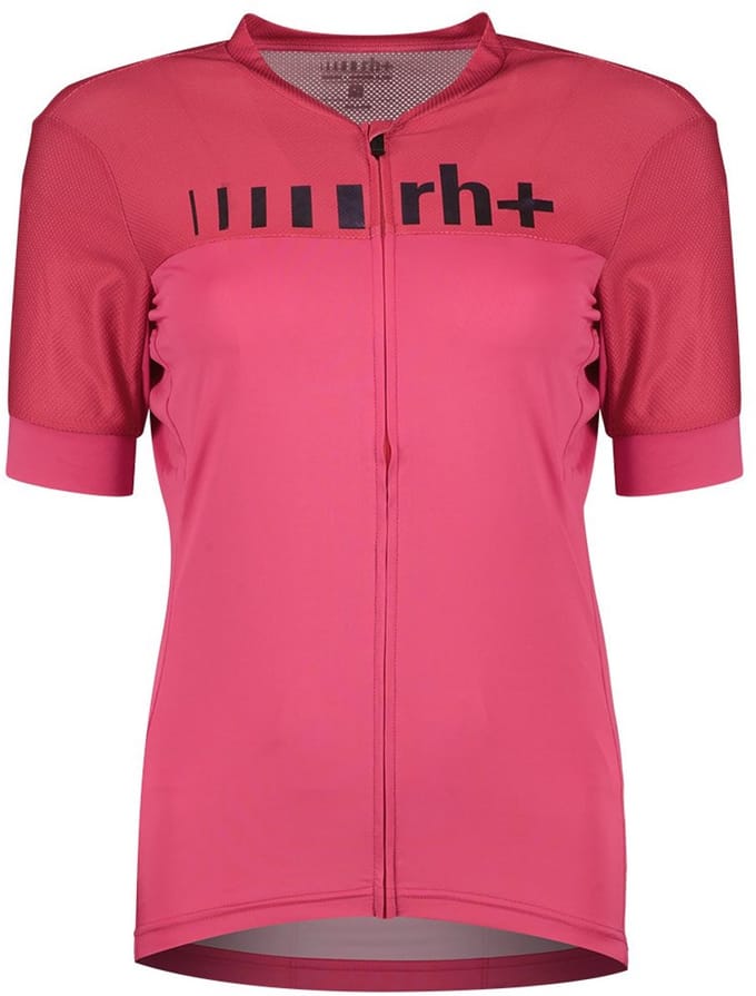 Rh+ Logo Korte Mouw Wielertrui Roze XS Vrouw