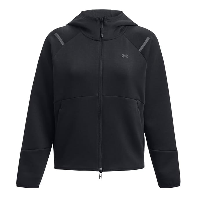 Under Armour Dames-sweatjack ‘Unstoppable’ in twee kleuren (Zwart)