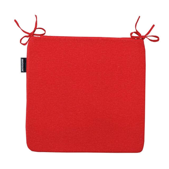 Madison - Zitkussen Panama red - Ca. 40x40 cm - Set van 4