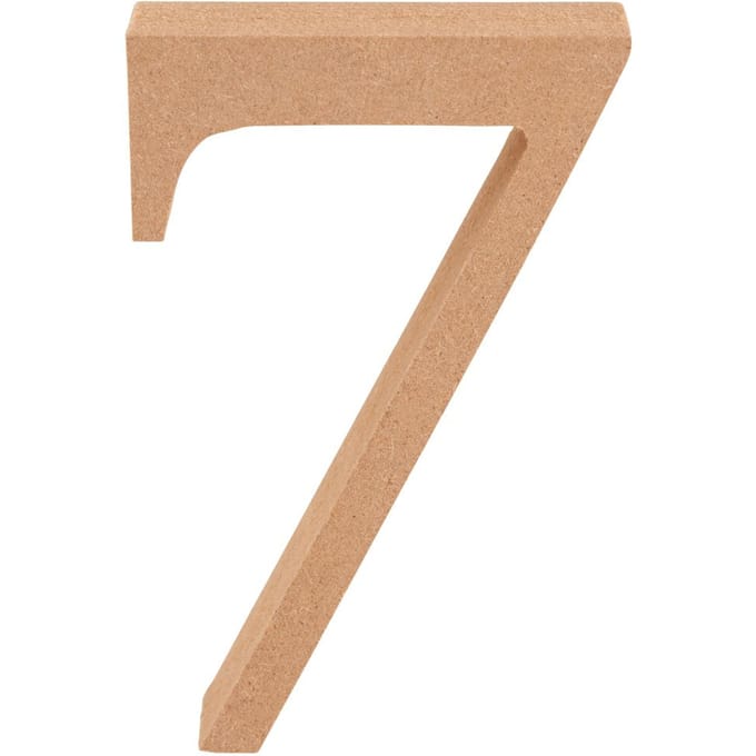 VBS MDF Nummer - Cijfer "7"