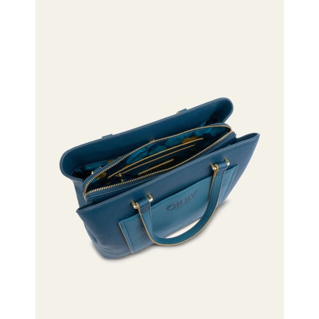 Oilily Hazel - Handtas - Dames - Ritssluiting - Verstelbare Schouderband - Blauw - One size