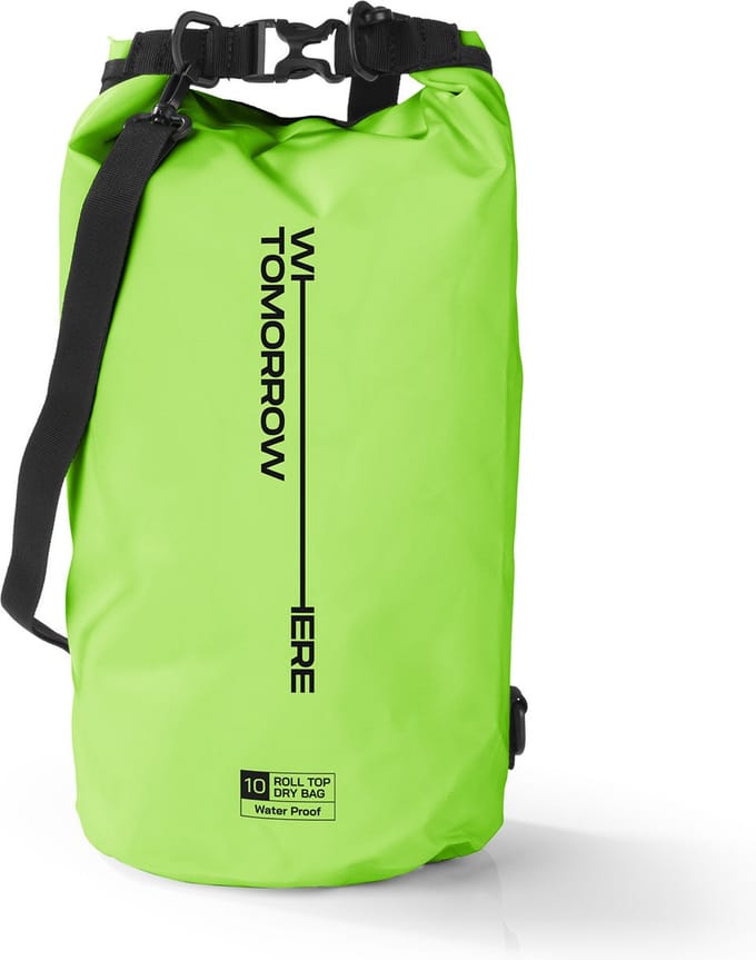 Where Tomorrow PVC dry bag Style 02 10L groen